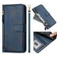 thumbnail image 2 of For Samsung Galaxy Case,Solid Color Zipper Flip Wallet PU Leather with Stand and 7 Card Slot Phone Case For Samsung Galaxy S25 S24 S23 S22 S21 S20 A12 A13 A14 A15 A16 A06 A36 A26 A56 A54 A32 A34 A33, 2 of 30
