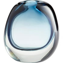 Cyan lighting - Jacinta - Vase-8 Inches Tall and 4.25 Inches Wide - Cyan