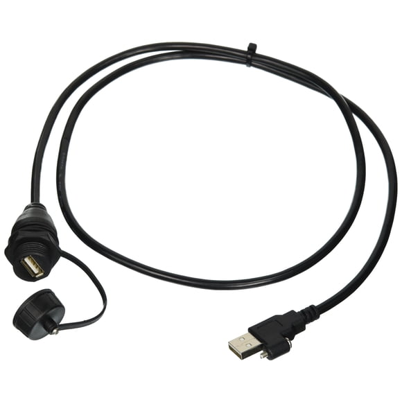 Conector USB para montaje en panel Fusion MS-CBUSBFM1, negro