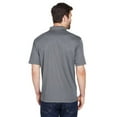 thumbnail image 2 of UltraClub Men's Cool & Dry Mesh Piqué Polo L CHARCOAL, 2 of 3