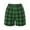 Green, variant on Plebaso Kids Plaid Shorts with Pockets Elastic Waist Wide Leg Casual Shorts Boys Girls Athletic Shorts