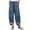 Dark Blue, variant on DeHolifer Linen Pants For Women, Fashion Women Summer Casual Loose Cotton And Linen Pocket Printing Trousers Pants White XXXL