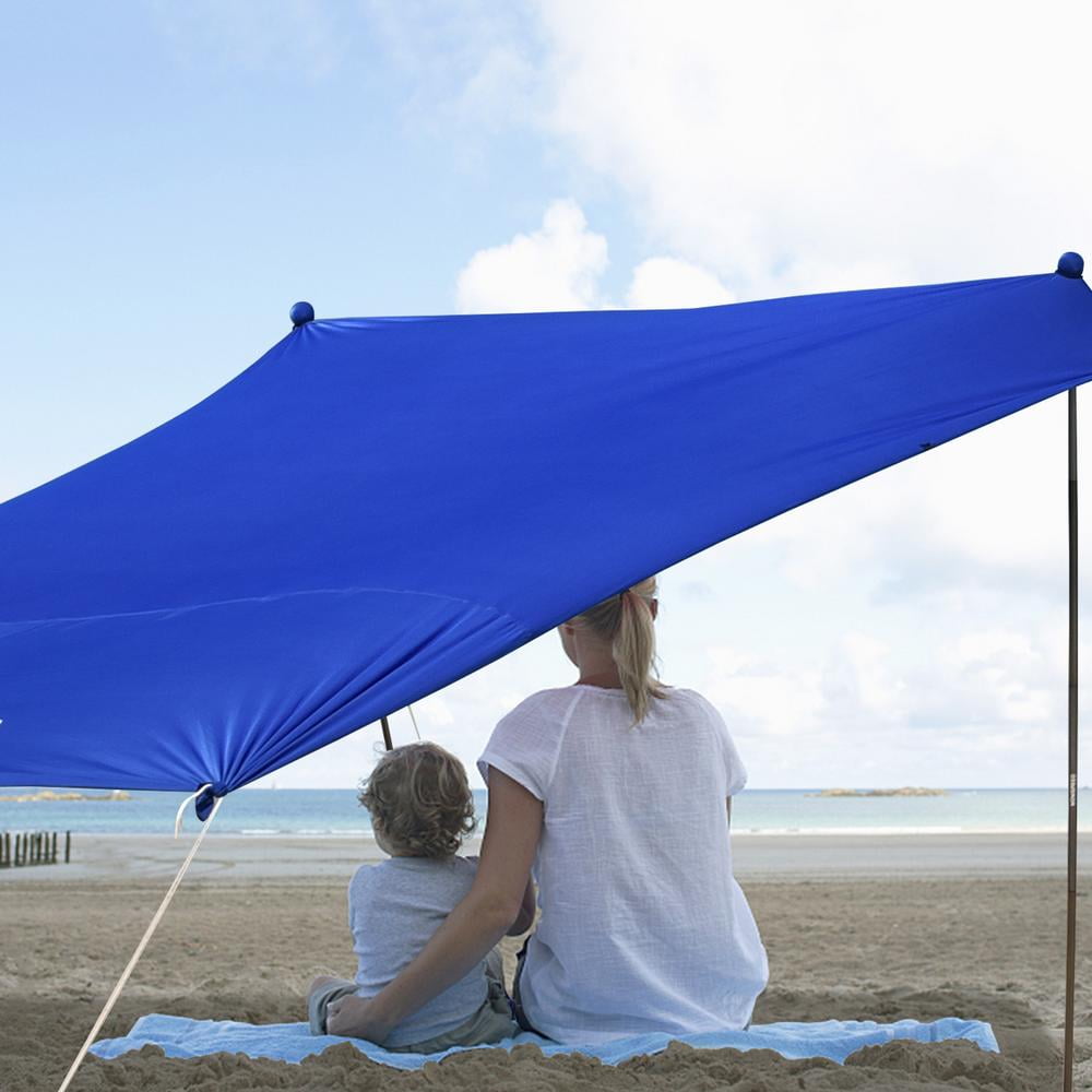 Sun Shade Canopy Portable Beach Tent Shelter Beach Umbrella Sun Shelter