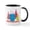 White/Black Inside, variant on CafePress - Snoopy: Merry And Bright Mug - 11 oz Ceramic Mug - Novelty Coffee Tea Cup