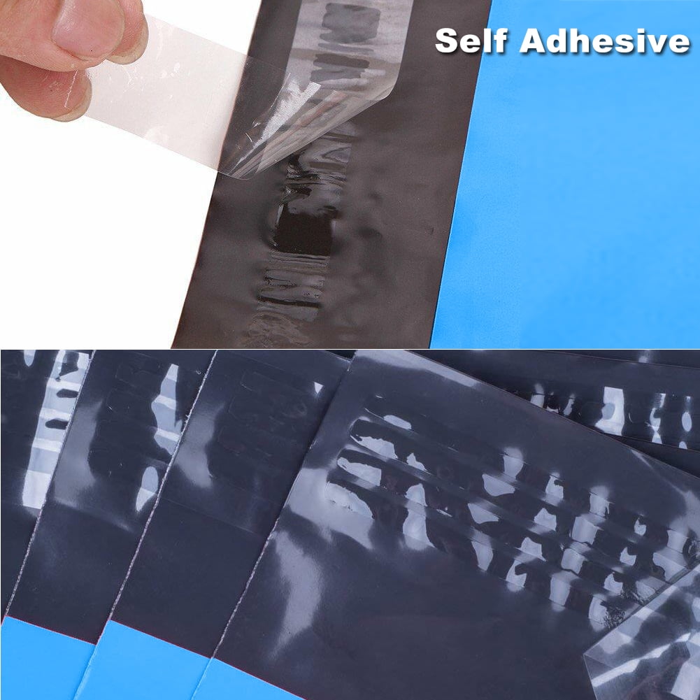 SJPACK 100 Pcs 10'' x 13'' Blue Poly Mailer Envelopes Shipping Bags with Self Adhesive, Waterproof and Tear-Proof Postal Bags