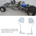 thumbnail image 4 of Resorte De Retorno Del Pedal De Freno, Acero De Alta Resistencia, 1 Par De Pedales De Acelerador De Freno Ligeros Go Kart Para 196cc 6.5hp Road Rocket, 4 of 7