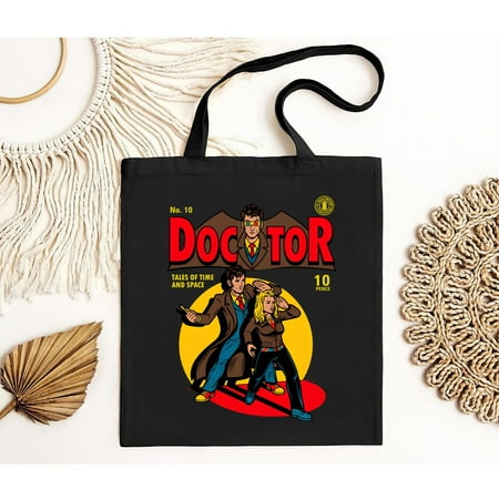 vintage Doctor Who Comic Cartoon Vintage Parody T Bag Vintage Retro Cool Gift Mens Womens Cartoon Anime Top B531-TH11671