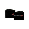 thumbnail image 3 of Dodge Wallet, Bifold, Dodge Red Rhombus Black Silver Fade Red, Vegan Leather, 3 of 4