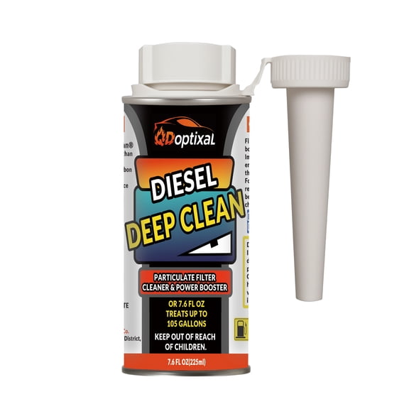 QDoptixal DPF Cleaner,Diesel Deep Clean,Diesel Fuel Treatment,for 106 Gallon Tanks,Reduce Exhaust Smoke and Enhance Power Response,7.6 fl oz,for Diesel SUVs,Generators,Farm Tractors (Pack of 1)