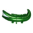 thumbnail image 1 of Balloon Meri Meri Crocodile Mylar con cordón de neón de 1,8 m, 1 of 3