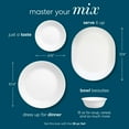 thumbnail image 6 of (2 pack) Corelle Winter Frost White Round Dinner Plate, 10.25", 6 of 11