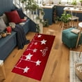thumbnail image 1 of Christmas Antislip Floor Mat Layered Doormat 15.75X47.24In Red Polyester | Non-Slip Holiday Welcome Rug for Front Door Porch Entryway Patio Farmhouse Home Decor, 1 of 6
