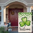 thumbnail image 5 of St. Patrick''s Day Garden Flag 12×18 Inch, Double Sided Green Shamrock, Lucky Clover, Outdoor Patio Welcome Flag Decoration, 5 of 5