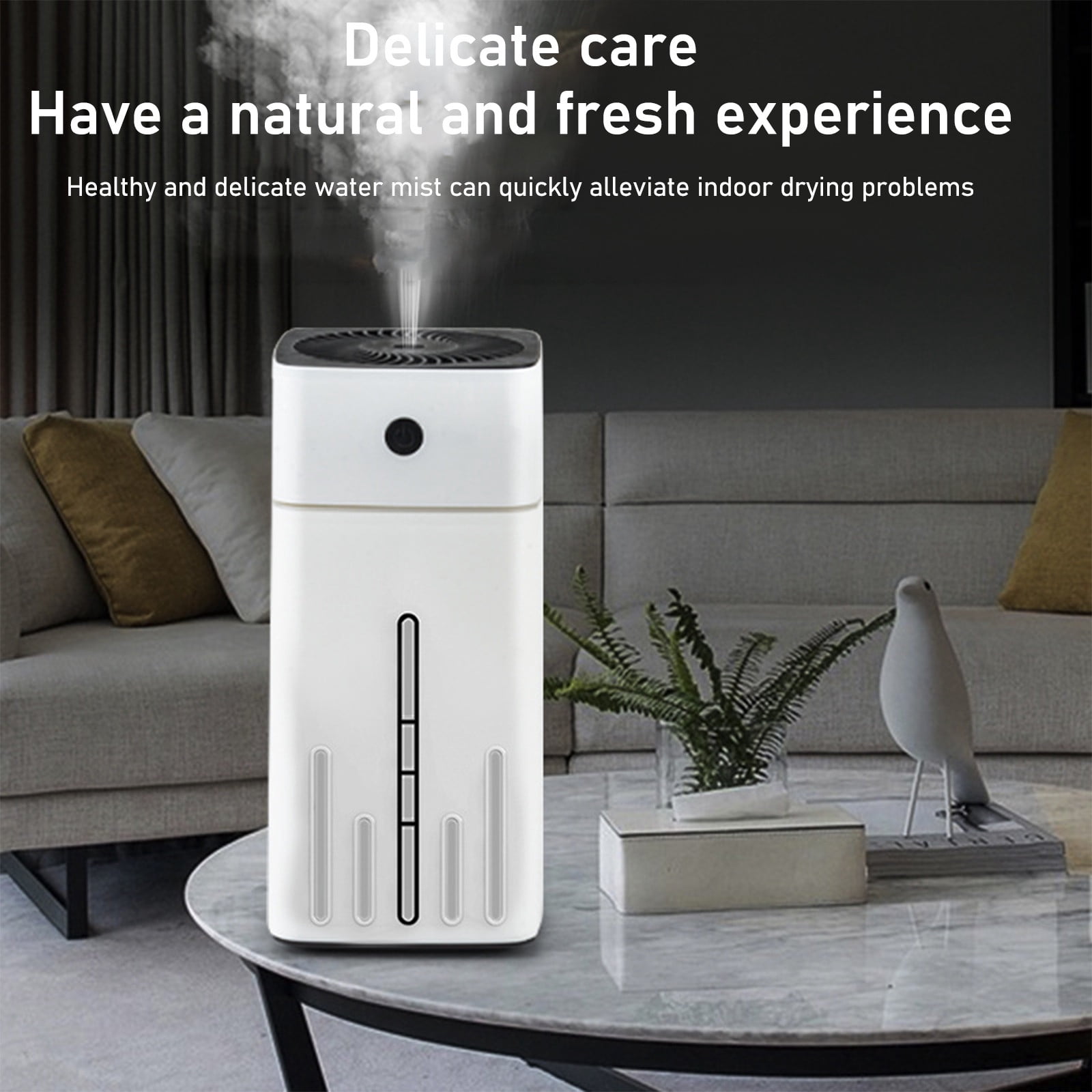 BOBOMOTI Humidifiers for Home Cool Mist Top-Fill Ultra-Quiet Humidistat for Baby Nursery Plants Aromatherapy Diffuser Clearance
