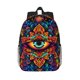 thumbnail image 1 of Easygdp Vibrant Psychedelic Eye Mochila Ligera de 15 Pulgadas para Estudiantes, Mochila Cómoda para la Escuela y Viajes, Correas Ajustables, 1 of 6