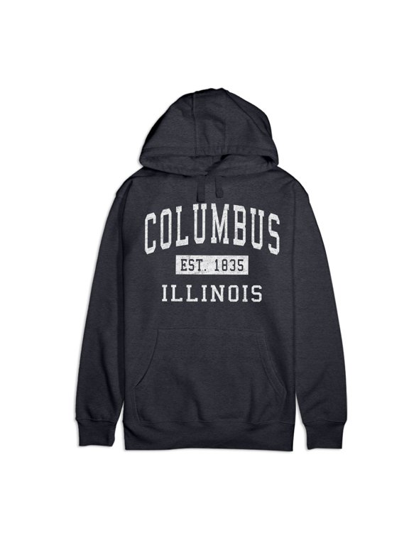 Columbus Illinois Classic Established Premium Cotton Hoodie