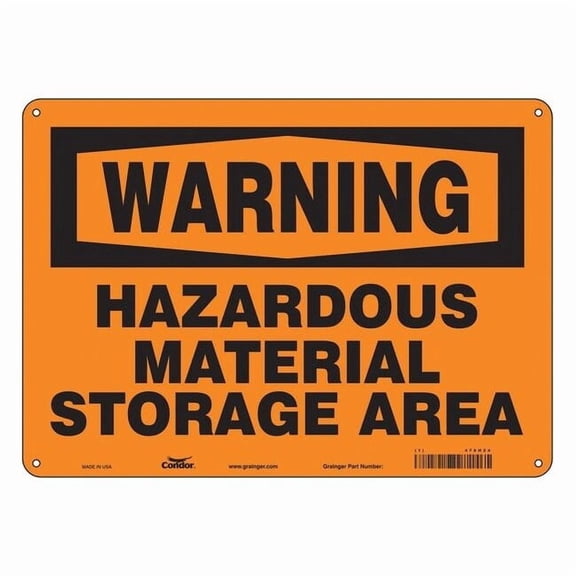 Condor Safety Sign,10 inx14 in,Aluminum 470H24