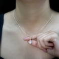 thumbnail image 6 of Rosec Jewels - Lab Diamond Teardrop Pendant with Chain (6X8 mm Oval, EF-VS Quality) - Necklace for Anniversary, 18K White Gold, 6 of 8