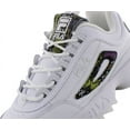 thumbnail image 2 of Fila Disruptor Ii Snake Womens Shoes Size 6, Color: White/Black, 2 of 4