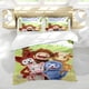 thumbnail image 5 of Slumberkins Conjunto de sábanas temático, trío de piezas, cómodo y amigable con la piel, diseño único, regalo de decoración para el hogar para familiares, amigos y fans,140cm *210cm, 5 of 6