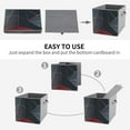 thumbnail image 7 of Collapsible Oxford Fabric Storage Cubes with Handles, Large Mid Foldable Oxford Cloth Bins Set of 2/6, Closet Organizers for Shelves Clothes Home Kitchen Toy - Minimalist style-1, 7 of 7