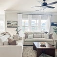 thumbnail image 4 of EcoNesxp 2-Pack Light Filtering Linen Curtains x Living Room Inches 96 Inches 50 Inches, 4 of 4