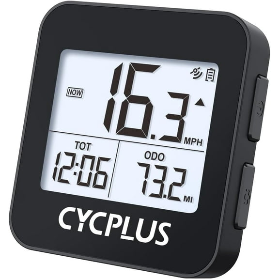 GPS Bike Computer, Wireless Cycling Computer with Automatic Backlight, Bicycle Speedometer Odometer with Waterproof and Lager Battery, Provide Professional Data Analysis