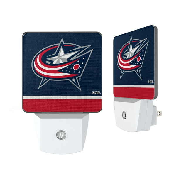 Columbus Blue Jackets Stripe Design Nightlight 2-Pack