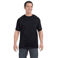 thumbnail image 4 of Gildan Men's DryBlend Pocket T-Shirt, Short Sleeve Crew Neck Casual Blank Tee, Black, M, 4 of 6