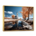 thumbnail image 2 of Designart "horizon Church Sacred Reflections I" Spiritual Floater Framed Wall Art Living Room, 2 of 7