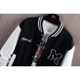 thumbnail image 4 of GHSDFBB Baseball Jackets Letter Print Men's Streetwear Tops Patchwork Style, 4 of 6
