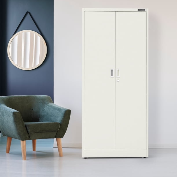 WORKPRO Metal Garage Storage Cabinet with Locking Doors and