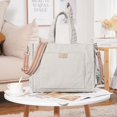 thumbnail image 2 of Bolso CLUCI de pana para mujer, moda casual, negro, 2 of 6