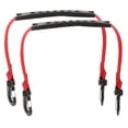 thumbnail image 5 of OULII 2 Pcs Porte-Bottes de Ski Sangle en Nylon Design Poignée Rouge pour Ski Extérieur, 5 of 5