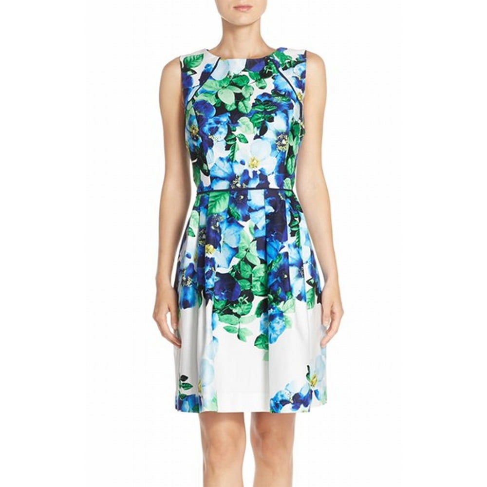 vince camuto floral sheath dress