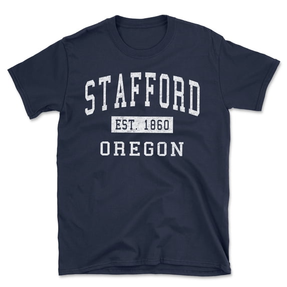 Stafford Oregon Classic Established Men's Cotton T-Shirt