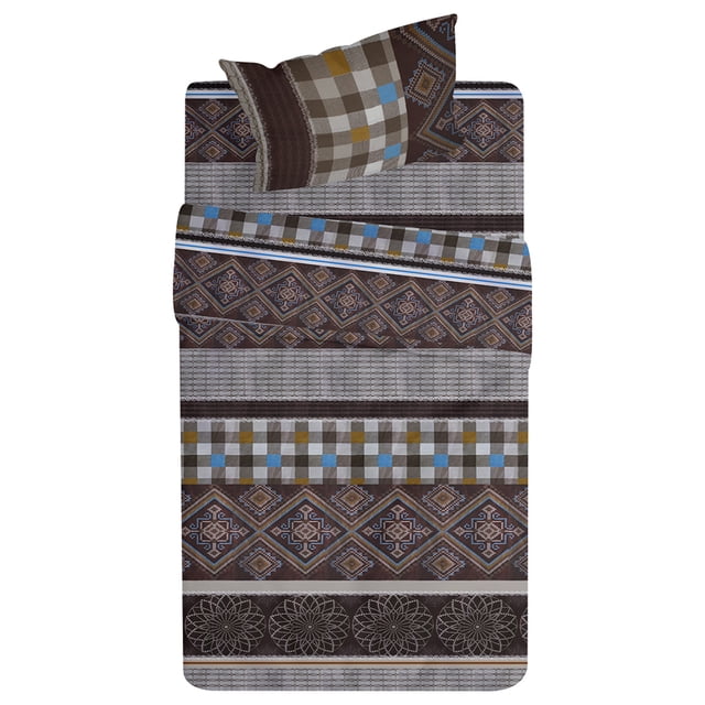 Juego De Sabanas Individuales Estampadas De Microfibra De Poliester 3 Piezas Diseño Elegante Amplias Textura Suave