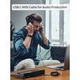 thumbnail image 3 of Cable de impresora CableCreation USB B a USB C de 2 m, negro, paquete de 2, 3 of 8