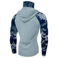 thumbnail image 3 of APEXFWDT Men's Performance Fishing Hoodie Sun Shirt with Mask Big&Tall UPF 50+ Sun Protection Long Sleeve Shirts with Neck Gaiter,XXXL,Army Green, 3 of 4