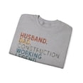 thumbnail image 3 of Construction Worker Sweatshirt Gifts Crew Neck Shirt Long Sleeve Unisex, 3 of 5