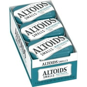 ALTOIDS Smalls Wintergreen Breath Mints Sugar Free Hard Candy Bulk, 0.37 oz Tin (Pack of 9)