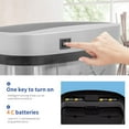 thumbnail image 6 of BestOffice 13 Gallon Stainless Steel Touchless Kitchen Trash Can with Motion Sensor for Indoor Use(Silver), 6 of 8