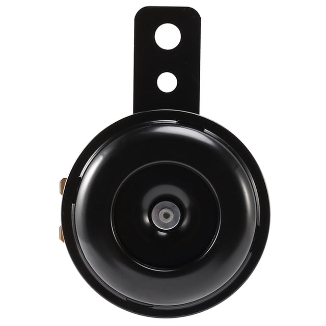 Bocina EléCtrica de Montaje Negro 6 V para VehíCulo, Motocicleta, CamióN, VehíCulo