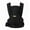 black, variant on Baby Carrier for Newborn to Toddlers 0-48 Months (7-40 lbs) - Carrier with Ergonomic Support, Storage Pockets, and Sun Hood