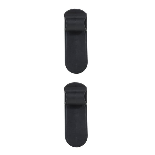 Billuyoard Soporte para paraguas, gancho para asiento, colgador de toallas autoadhesivo, soporte Interior multiusos para el hogar, suministros Negro 2piezas