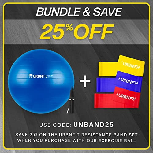 URBNFIT Exercise Ball - Yoga Ball in Multiple Sizes for Workout