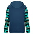 thumbnail image 4 of ZCFZJW Fashion Aztec Ethnic Style Print Hooded Sweatshirts for Men Regular Fit Casual Long Sleeve Patchwork Henley Hoodie T-Shirts Western Drawstring Pullover Tops with Pockets M, 4 of 5