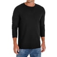 thumbnail image 2 of GIRUNS Mens Waffle Crew Neck Long Sleeve Pullover Shirts Casual Lightweight Fitted Basic T-Shirt, 2 of 6
