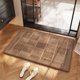 thumbnail image 1 of MTBLYS Alfombrilla de baño de lino antideslizante y absorbente | 60 x 40 cm | Alfombrilla de entrada lavable a máquina | Alfombrilla de puerta de dormitorio duradera, 1 of 6