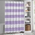 thumbnail image 6 of Shower Curtains for Bathroom-36"x72",Farm Vintage Stripes Waterproof Bath Curtain Grommet Shower Curtain Set with Hooks, 6 of 9